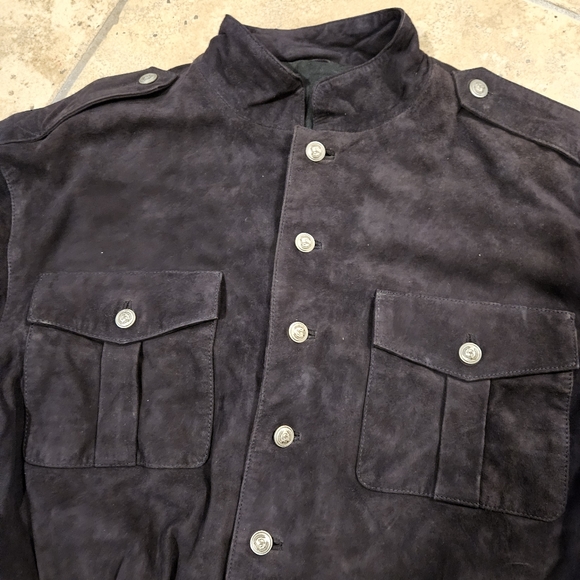 Vintage Babe Didrickson Suede Moto Jacket - Picture 5 of 6